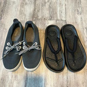 Allbirds Tree Skippers (Blue) + free bonus Sugar Zeffers (Black), W's US 6